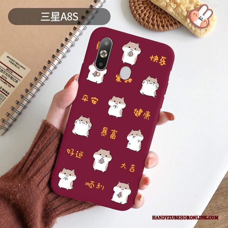 Custodia Samsung Galaxy A8s Protezione Stile Cinese Tendenza, Cover Samsung Galaxy A8s Creativo Tutto Incluso Macchiati