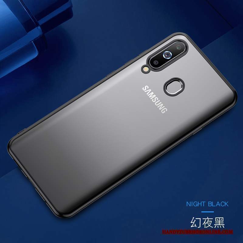 Custodia Samsung Galaxy A8s Silicone Tutto Incluso Trasparente, Cover Samsung Galaxy A8s Creativo Rosso Anti-caduta