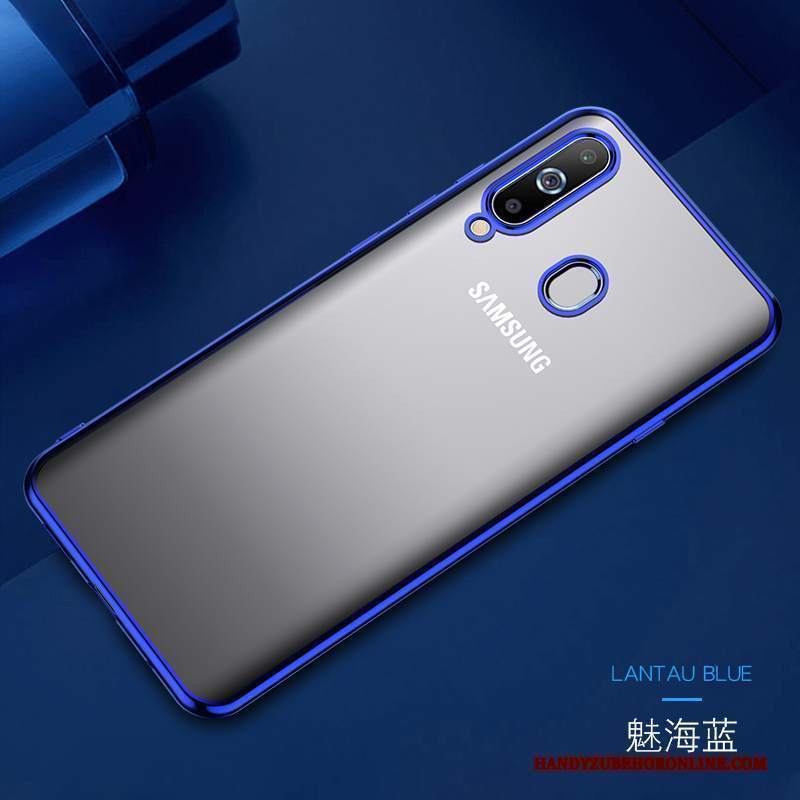 Custodia Samsung Galaxy A8s Silicone Tutto Incluso Trasparente, Cover Samsung Galaxy A8s Creativo Rosso Anti-caduta