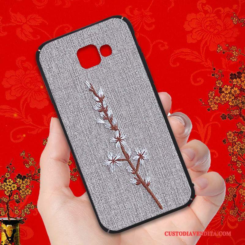 Custodia Samsung Galaxy A9 Creativo Telefono Anti-caduta, Cover Samsung Galaxy A9 Grigio Di Personalità