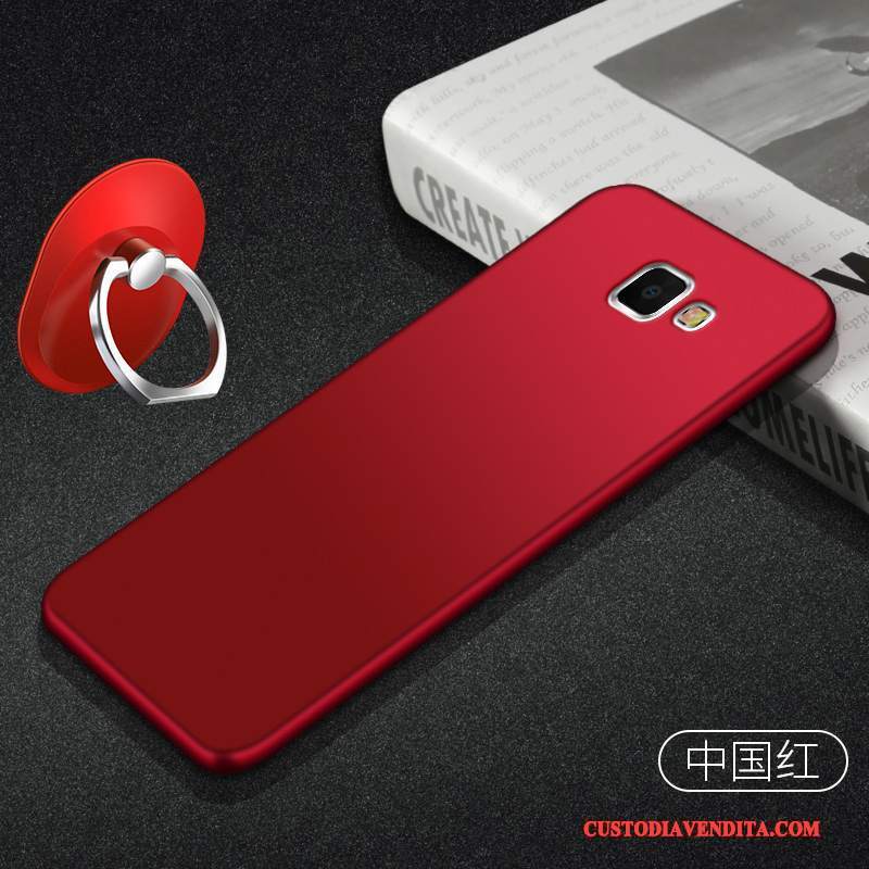 Custodia Samsung Galaxy A9 Silicone Alto Rosso, Cover Samsung Galaxy A9 Protezione Telefono Macchiati