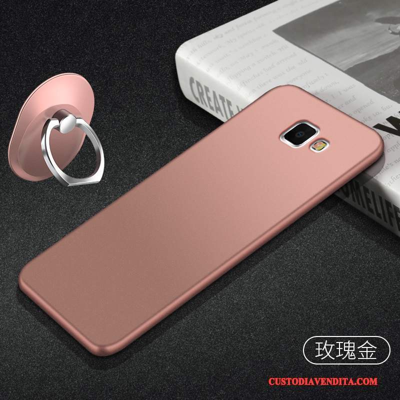 Custodia Samsung Galaxy A9 Silicone Alto Rosso, Cover Samsung Galaxy A9 Protezione Telefono Macchiati