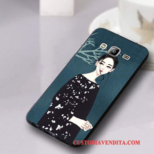 Custodia Samsung Galaxy J3 2016 Cartone Animato Morbido Tutto Incluso, Cover Samsung Galaxy J3 2016 Silicone Anti-cadutatelefono