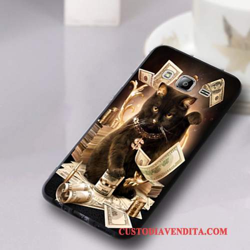 Custodia Samsung Galaxy J3 2016 Cartone Animato Morbido Tutto Incluso, Cover Samsung Galaxy J3 2016 Silicone Anti-cadutatelefono