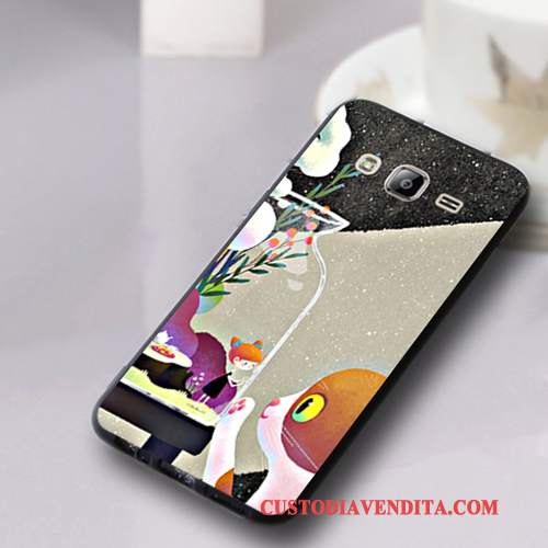 Custodia Samsung Galaxy J3 2016 Cartone Animato Morbido Tutto Incluso, Cover Samsung Galaxy J3 2016 Silicone Anti-cadutatelefono