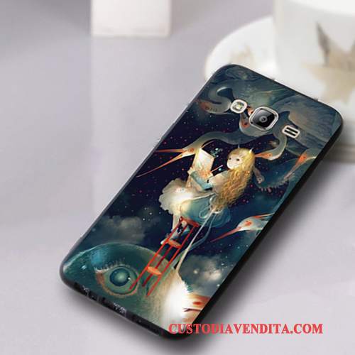 Custodia Samsung Galaxy J3 2016 Cartone Animato Morbido Tutto Incluso, Cover Samsung Galaxy J3 2016 Silicone Anti-cadutatelefono