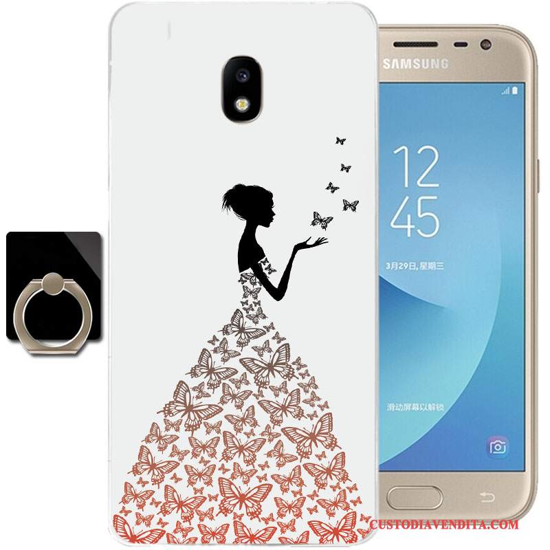 Custodia Samsung Galaxy J3 2017 Colore Anti-caduta Morbido, Cover Samsung Galaxy J3 2017 Silicone Tutto Inclusotelefono