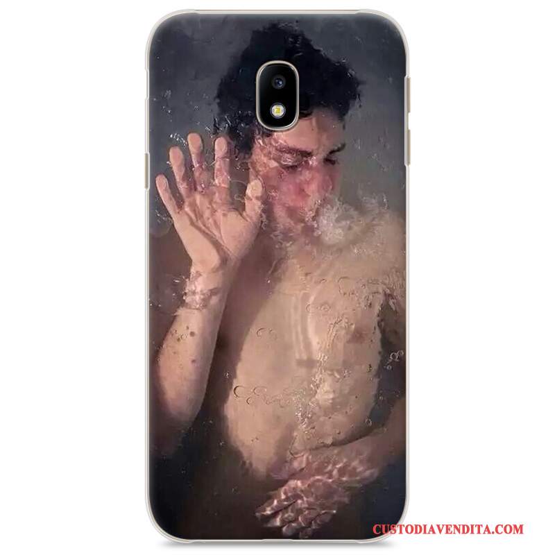 Custodia Samsung Galaxy J3 2017 Colore Telefono Grigio, Cover Samsung Galaxy J3 2017 Protezione Amanti Difficile