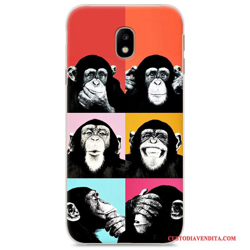 Custodia Samsung Galaxy J3 2017 Colore Telefono Grigio, Cover Samsung Galaxy J3 2017 Protezione Amanti Difficile