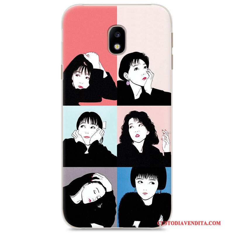Custodia Samsung Galaxy J3 2017 Colore Telefono Grigio, Cover Samsung Galaxy J3 2017 Protezione Amanti Difficile