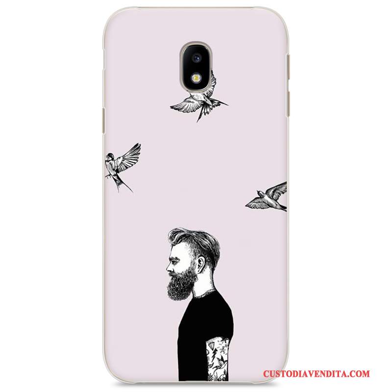 Custodia Samsung Galaxy J3 2017 Colore Telefono Grigio, Cover Samsung Galaxy J3 2017 Protezione Amanti Difficile