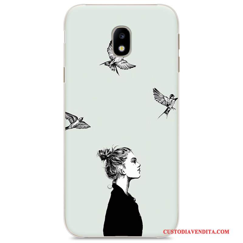 Custodia Samsung Galaxy J3 2017 Colore Telefono Grigio, Cover Samsung Galaxy J3 2017 Protezione Amanti Difficile
