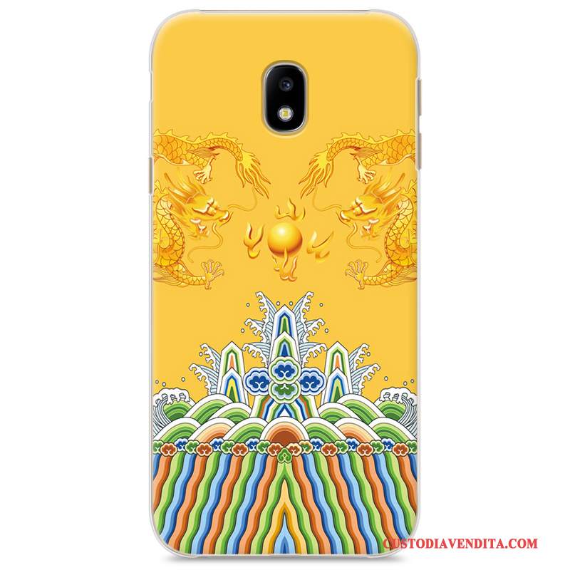 Custodia Samsung Galaxy J3 2017 Colore Telefono Grigio, Cover Samsung Galaxy J3 2017 Protezione Amanti Difficile