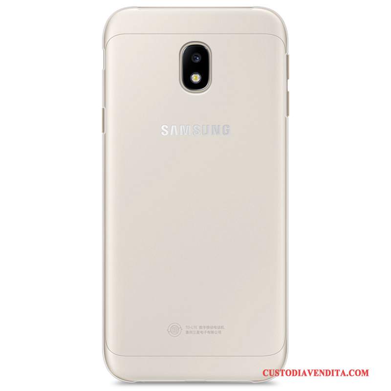 Custodia Samsung Galaxy J3 2017 Protezione Artetelefono, Cover Samsung Galaxy J3 2017 Colore Tendenza Blu Scuro