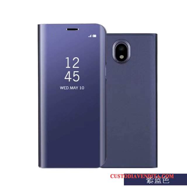 Custodia Samsung Galaxy J3 2017 Protezione Blutelefono, Cover Samsung Galaxy J3 2017 Folio Anti-caduta Oro