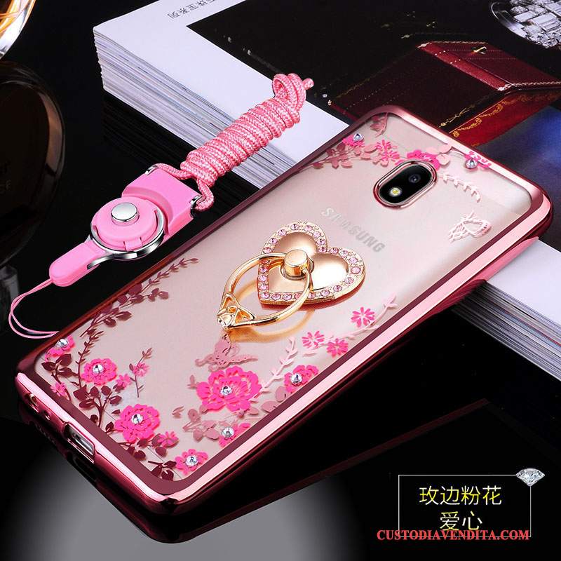 Custodia Samsung Galaxy J3 2017 Silicone Orotelefono, Cover Samsung Galaxy J3 2017 Protezione Tutto Incluso Anti-caduta