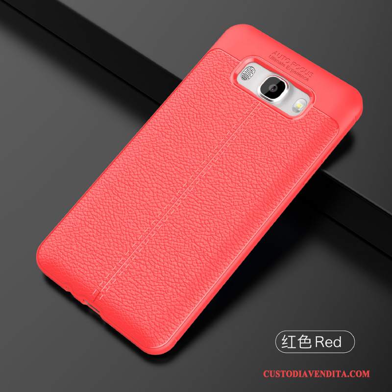 Custodia Samsung Galaxy J5 2016 Pelle Nero Anti-caduta, Cover Samsung Galaxy J5 2016 Protezione Di Personalitàtelefono