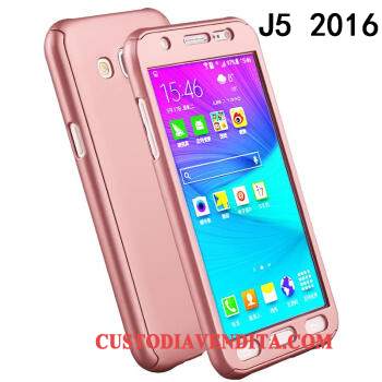 Custodia Samsung Galaxy J5 2016 Protezione Difficile Oro, Cover Samsung Galaxy J5 2016 Tendenzatelefono
