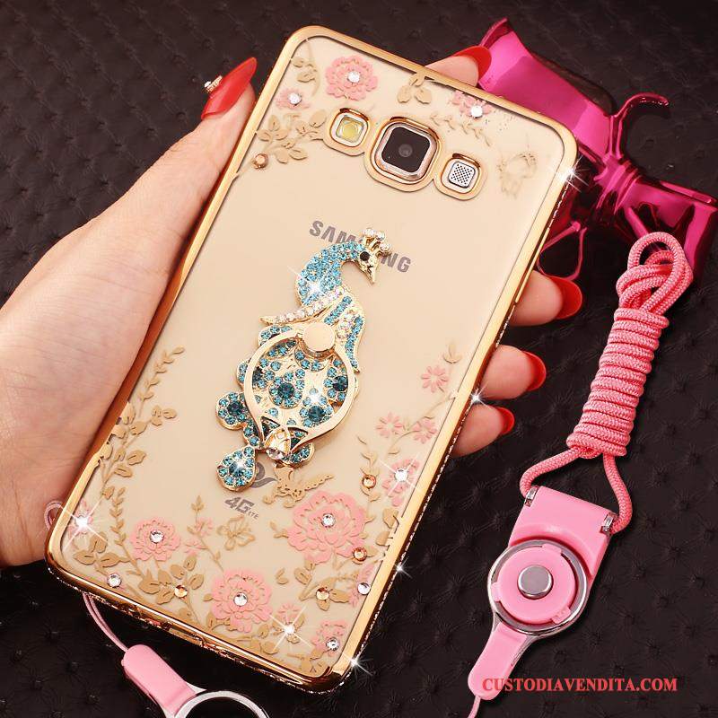Custodia Samsung Galaxy J5 2016 Strass Con Strasstelefono, Cover Samsung Galaxy J5 2016 Rosa Hemming