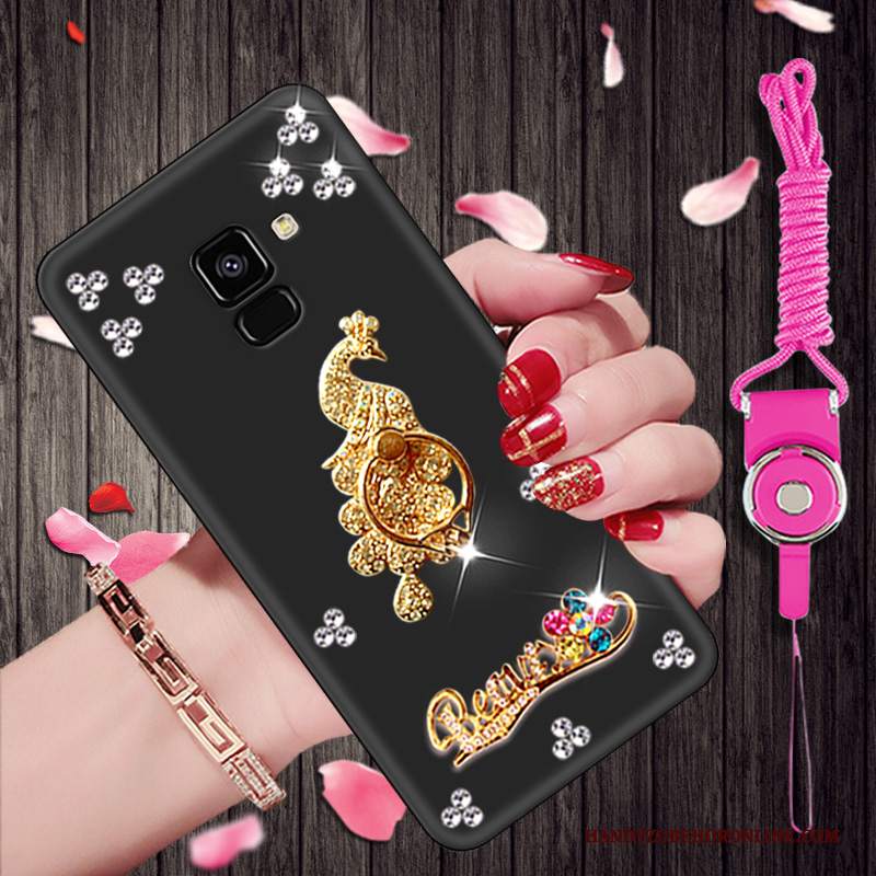 Custodia Samsung Galaxy J6 Cartone Animato Europa Anti-caduta, Cover Samsung Galaxy J6 Silicone Tendenza Nero