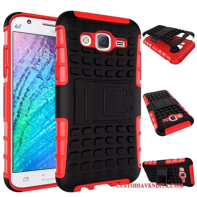 Custodia Samsung Galaxy J7 2015 Protezione Verde Supporto, Cover Samsung Galaxy J7 2015 Cartone Animato Telefono Tendenza