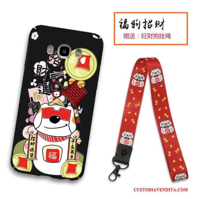 Custodia Samsung Galaxy J7 2016 Creativo Telefono Difficile, Cover Samsung Galaxy J7 2016 Anti-caduta Rosso