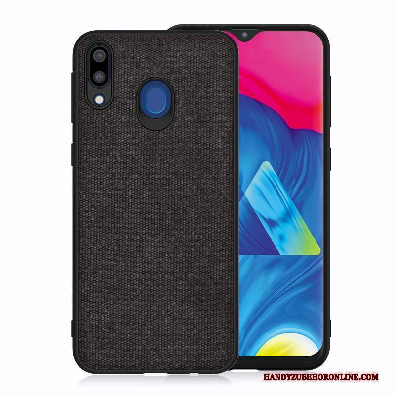 Custodia Samsung Galaxy M20 Silicone Pannotelefono, Cover Samsung Galaxy M20 Anti-caduta Blu