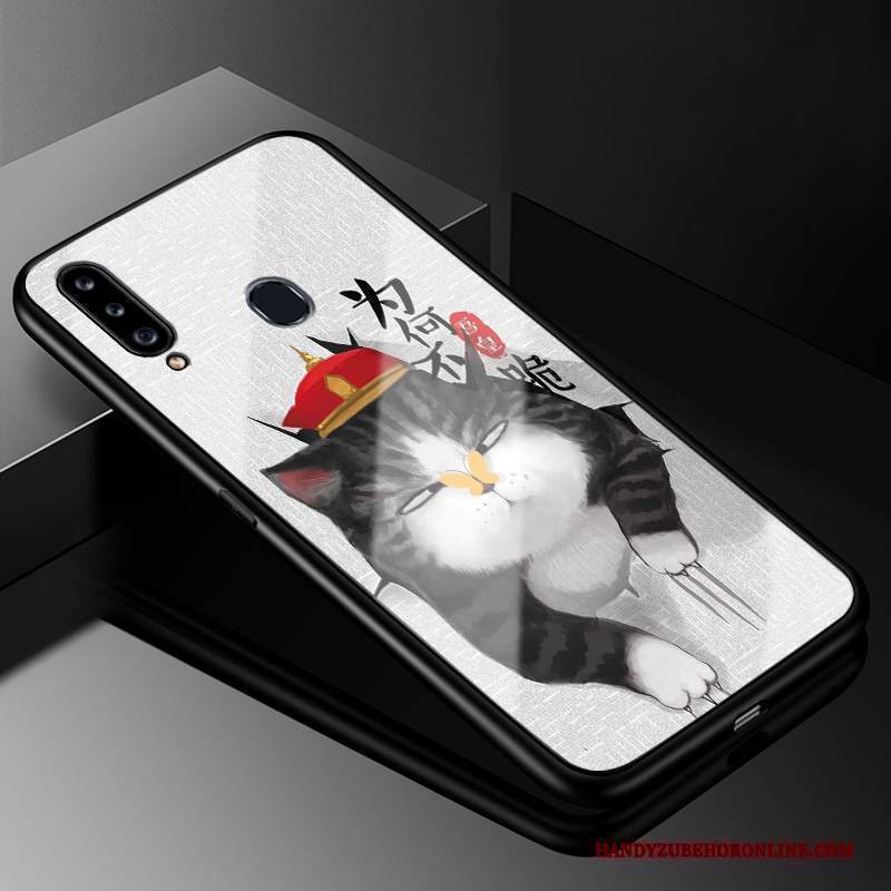 Custodia Samsung Galaxy M30s Creativo Telefono Anti-caduta, Cover Samsung Galaxy M30s Moda Vetro Difficile