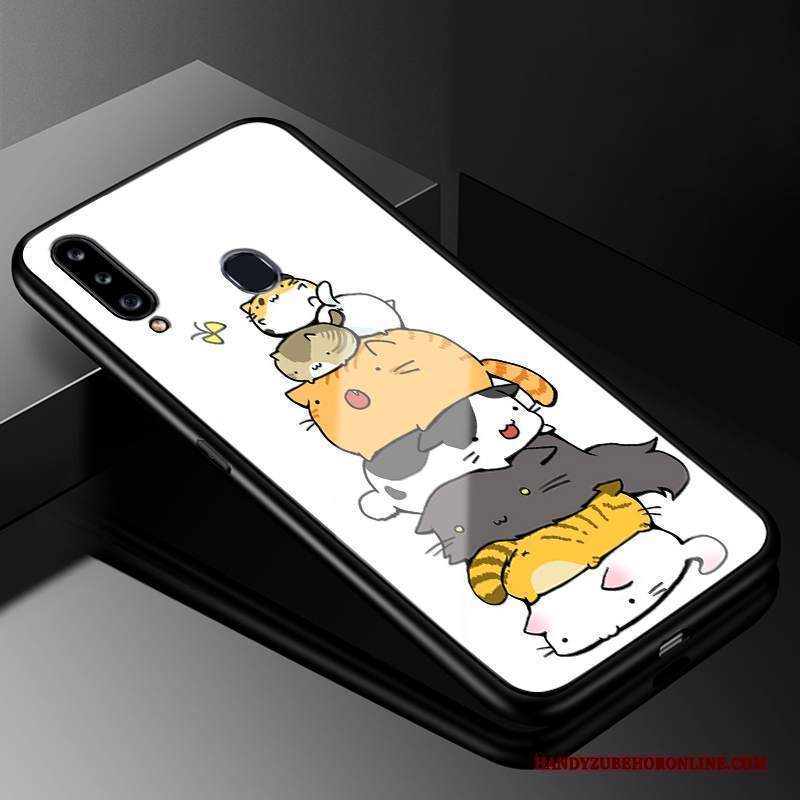 Custodia Samsung Galaxy M30s Creativo Telefono Anti-caduta, Cover Samsung Galaxy M30s Moda Vetro Difficile