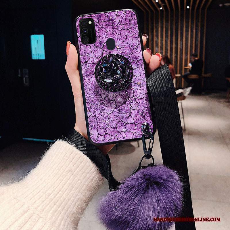 Custodia Samsung Galaxy M30s Silicone Difficile Morbido, Cover Samsung Galaxy M30s Protezione Telefono Supporto