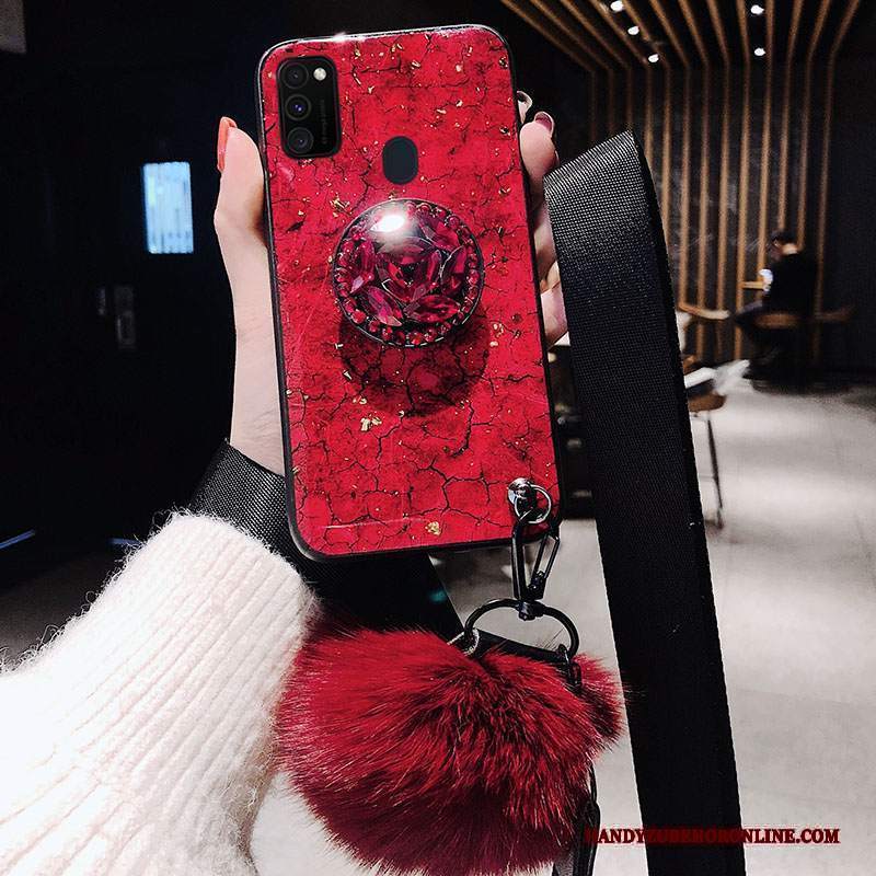 Custodia Samsung Galaxy M30s Silicone Difficile Morbido, Cover Samsung Galaxy M30s Protezione Telefono Supporto