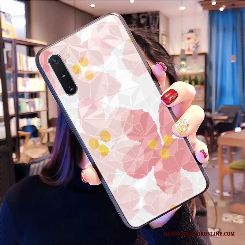 Custodia Samsung Galaxy Note 10 Cartone Animato Fresco Forma Del Diamante, Cover Samsung Galaxy Note 10 Verde Tutto Incluso