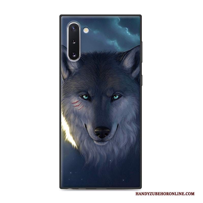 Custodia Samsung Galaxy Note 10 Colore Verde Tendenza, Cover Samsung Galaxy Note 10 Cartone Animato Anti-cadutatelefono