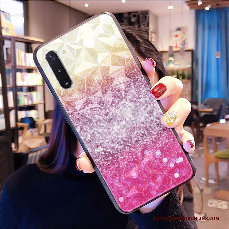 Custodia Samsung Galaxy Note 10 Modellotelefono, Cover Samsung Galaxy Note 10 Rosa Net Red