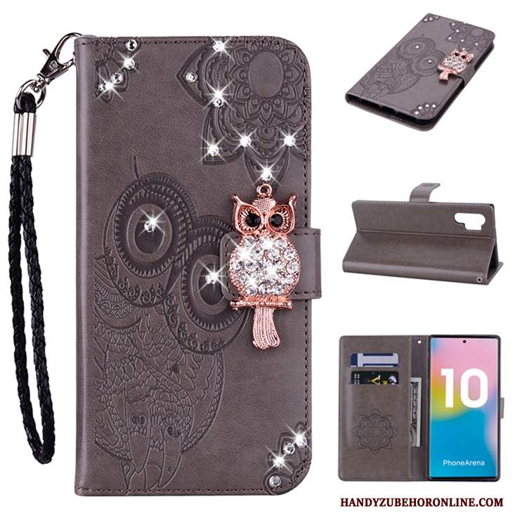 Custodia Samsung Galaxy Note 10+ Pelle Orotelefono, Cover Samsung Galaxy Note 10+