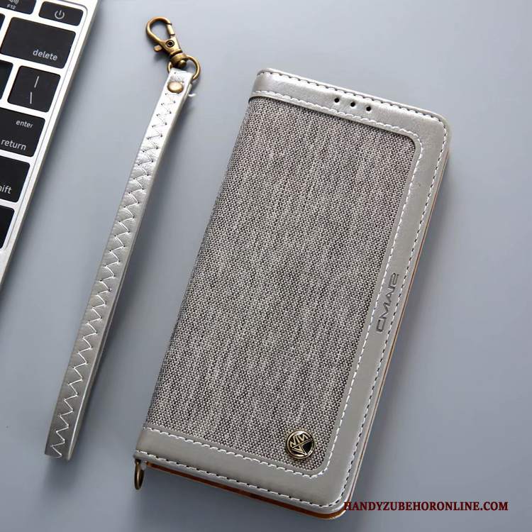 Custodia Samsung Galaxy Note 10 Pelle Telefono Colori Misti, Cover Samsung Galaxy Note 10 Folio Ornamenti Appesi Nero