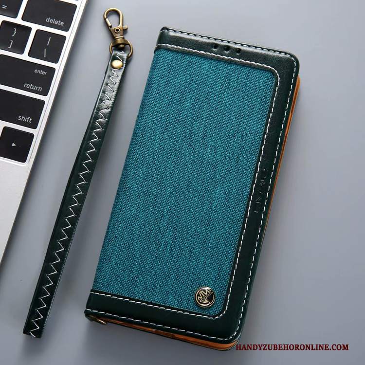 Custodia Samsung Galaxy Note 10 Pelle Telefono Colori Misti, Cover Samsung Galaxy Note 10 Folio Ornamenti Appesi Nero