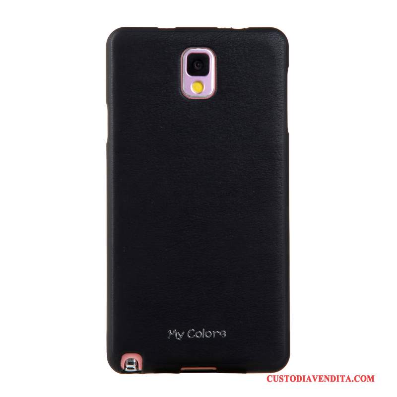 Custodia Samsung Galaxy Note 3 Pelle Morbido Affari, Cover Samsung Galaxy Note 3 Protezione Telefono Cachi