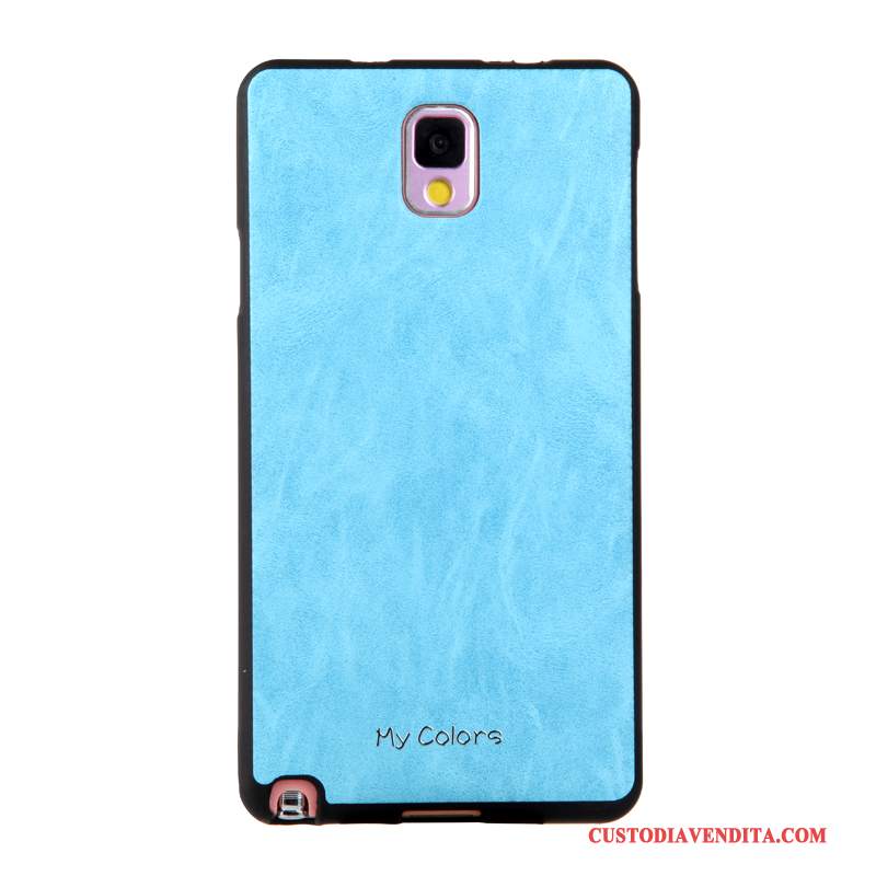 Custodia Samsung Galaxy Note 3 Pelle Morbido Affari, Cover Samsung Galaxy Note 3 Protezione Telefono Cachi