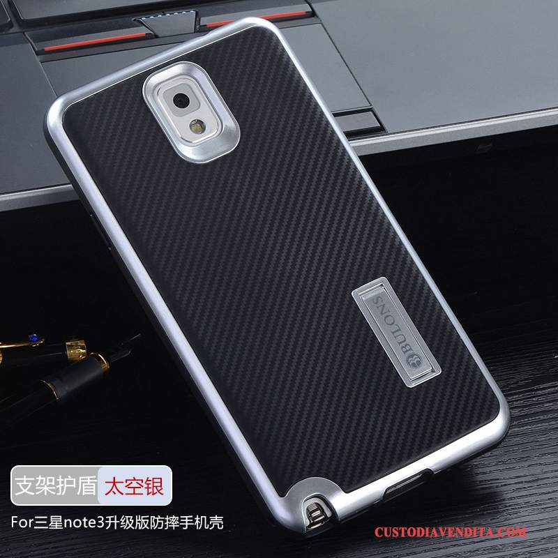 Custodia Samsung Galaxy Note 3 Silicone Anti-caduta Telaio, Cover Samsung Galaxy Note 3 Protezione Coperchio Posteriore Rosso