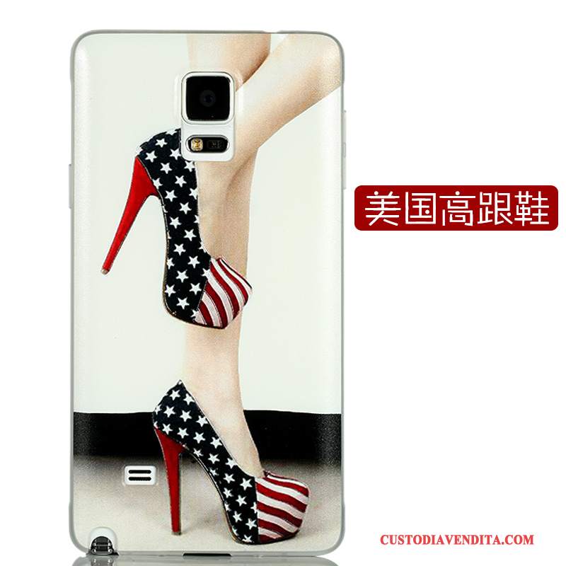 Custodia Samsung Galaxy Note 4 Cartone Animato Difficile Sottile, Cover Samsung Galaxy Note 4 Colore Coperchio Posterioretelefono