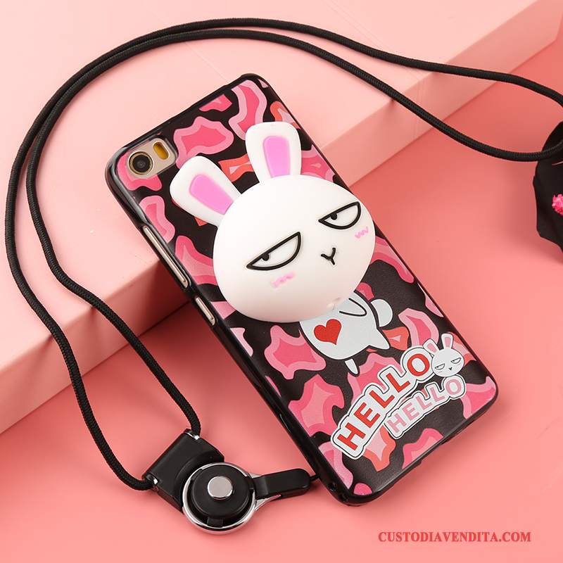 Custodia Samsung Galaxy Note 4 Cartone Animato Telefono Anti-caduta, Cover Samsung Galaxy Note 4 Silicone Tendenza Rosa