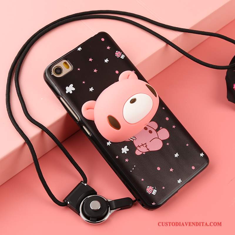 Custodia Samsung Galaxy Note 4 Cartone Animato Telefono Anti-caduta, Cover Samsung Galaxy Note 4 Silicone Tendenza Rosa
