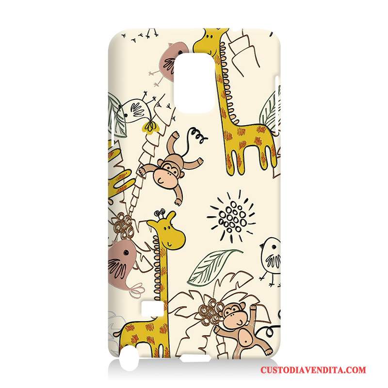 Custodia Samsung Galaxy Note 4 Silicone Morbido Blu, Cover Samsung Galaxy Note 4 Goffratura Telefono