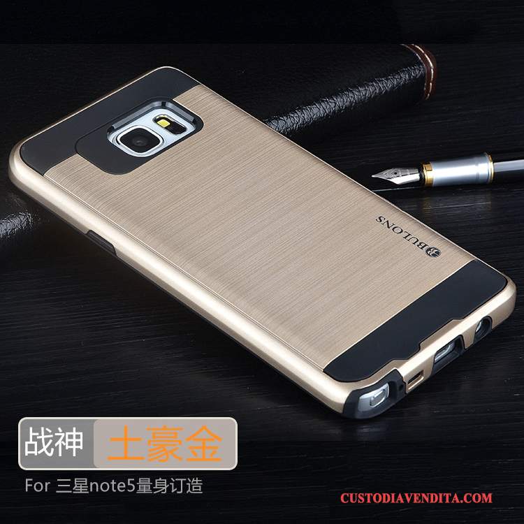 Custodia Samsung Galaxy Note 5 Silicone Colore Profondo Morbido, Cover Samsung Galaxy Note 5 Protezione Grigiotelefono