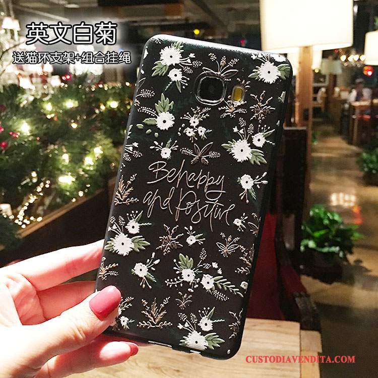 Custodia Samsung Galaxy Note 5 Silicone Supportotelefono, Cover Samsung Galaxy Note 5 Colore Macchiati Ornamenti Appesi