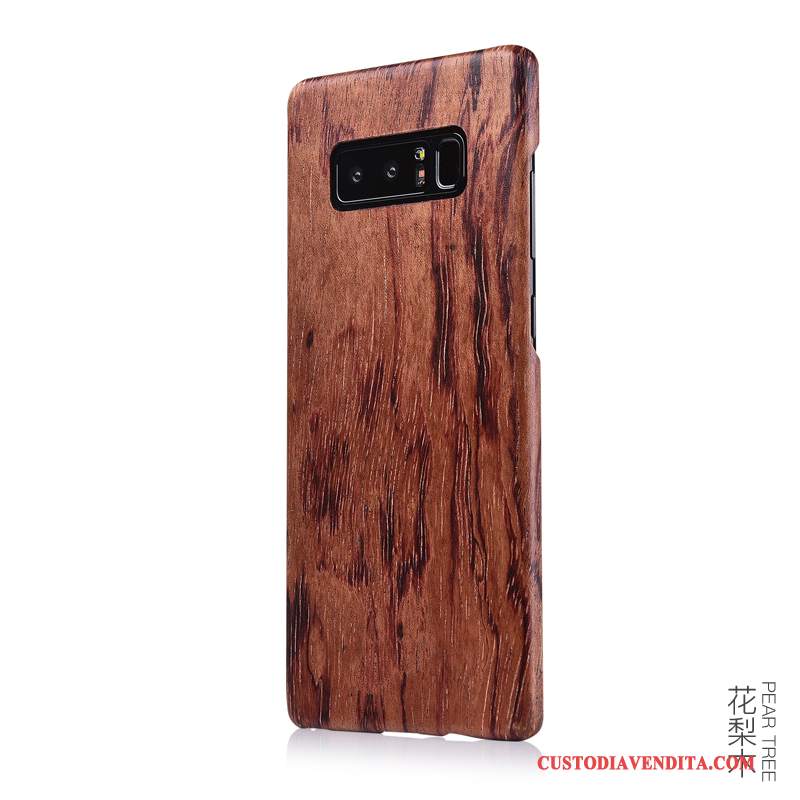 Custodia Samsung Galaxy Note 8 Legno Massello Telefono Legno, Cover Samsung Galaxy Note 8 Sottili