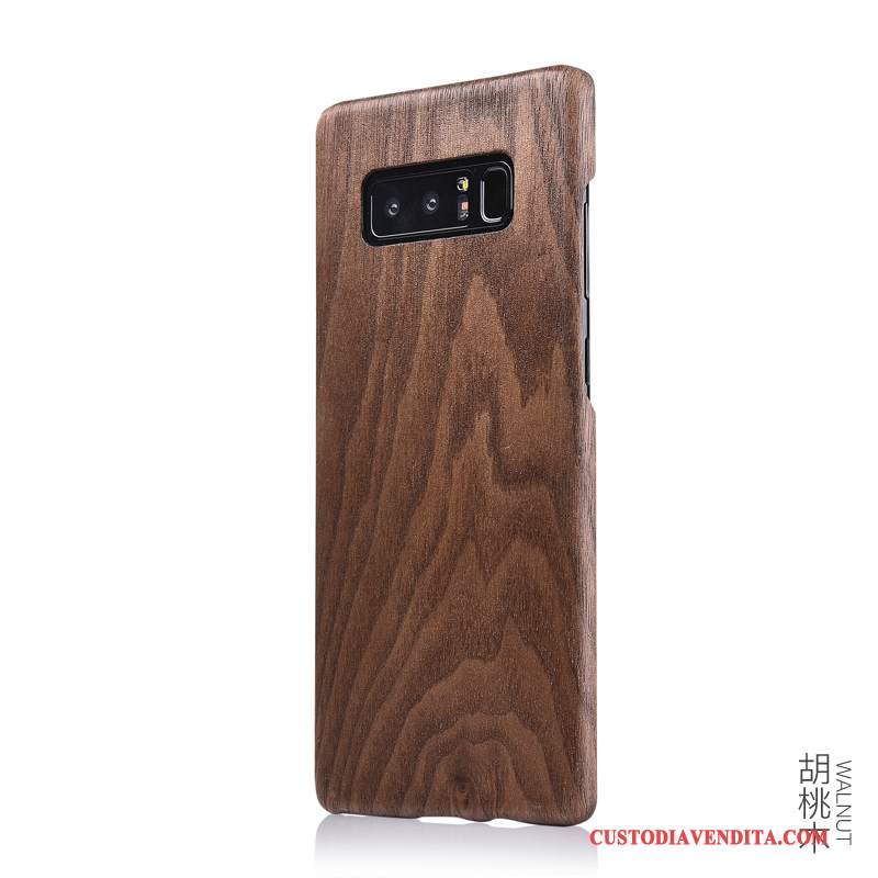 Custodia Samsung Galaxy Note 8 Legno Massello Telefono Legno, Cover Samsung Galaxy Note 8 Sottili