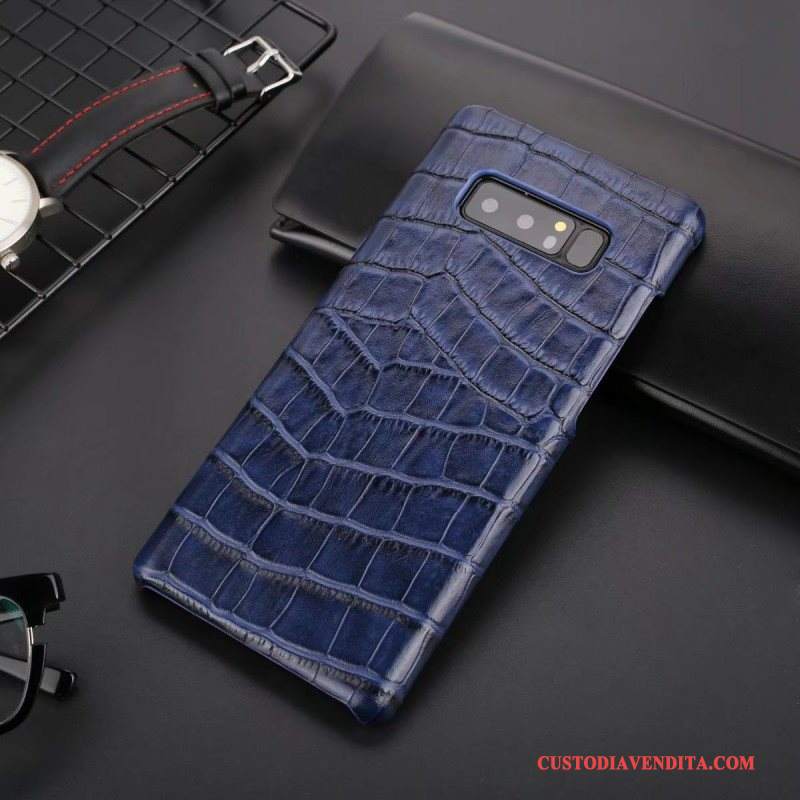 Custodia Samsung Galaxy Note 8 Pelle Di Personalità Vino Rosso, Cover Samsung Galaxy Note 8 Telefono Anti-caduta