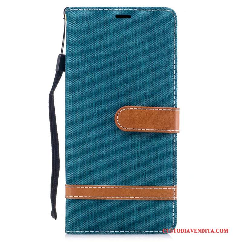 Custodia Samsung Galaxy Note 8 Protezione Denim Tutto Incluso, Cover Samsung Galaxy Note 8 Portafoglio Tendenza Rosso